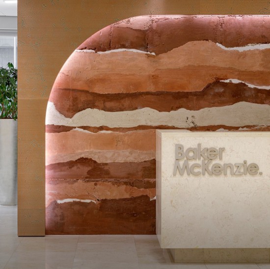 Balie met logo Balie met logo